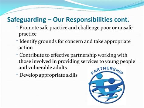 Responsibility, Safeguarding, and Compliance .